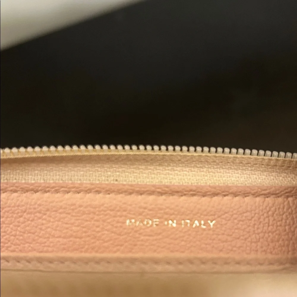 CHANEL Pink Leather Wallet